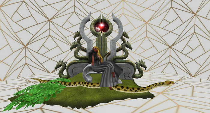 Jeweled Serpent Throne (Color Change!)