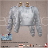 Baiastice_Plushies Sweatshirt-Silver