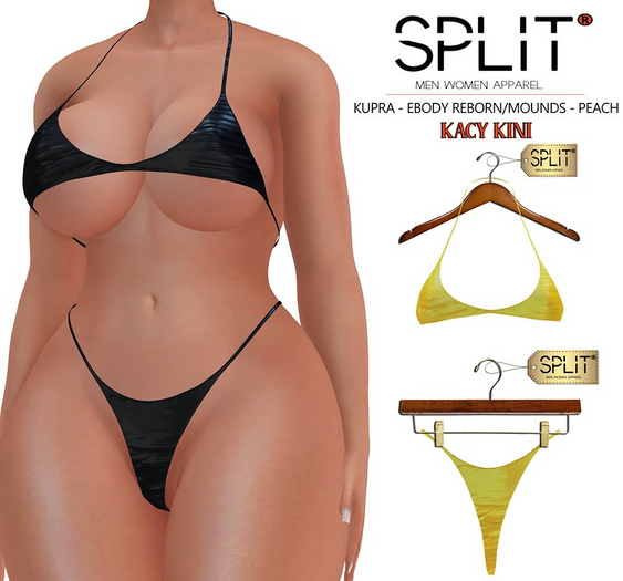 SPLIT APPAREL - Kacy Kini Yellow