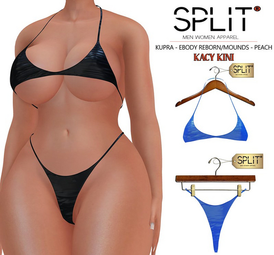 SPLIT APPAREL - Kacy Kini Blue