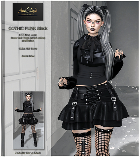 AnaSTyle - Gothic Punk Outfit (WEAR)*