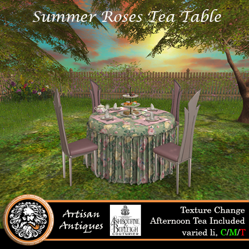 Summer Roses Tea Set