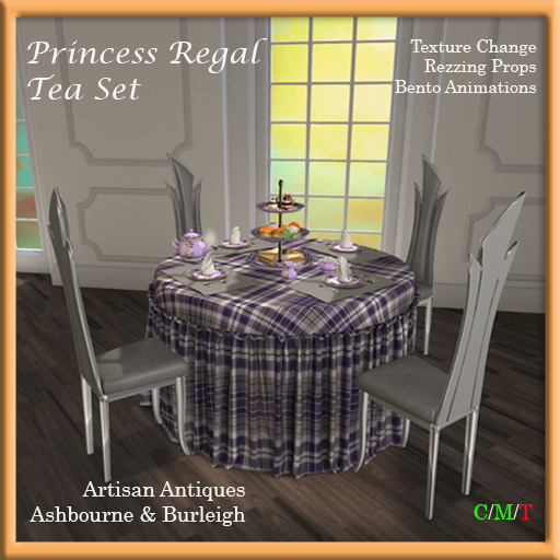 Princess Goth Tea Set