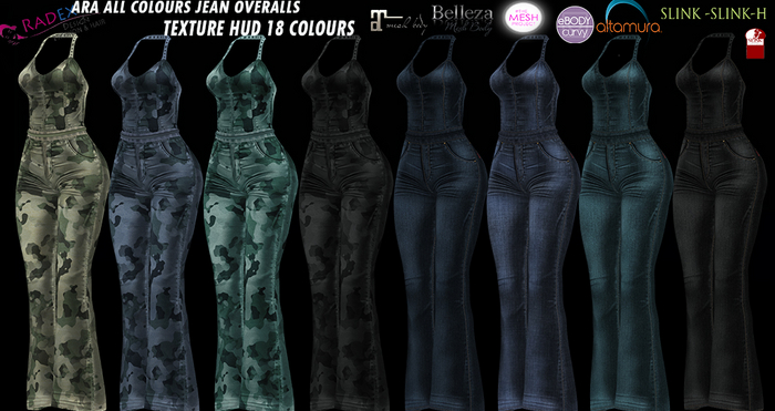 RADEX Mesh Ara DEMO Jean All Colours Overalls