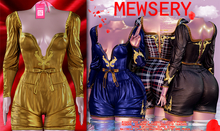 #MEWSERY Tuyi Romper{#29 Metallic.Gold}