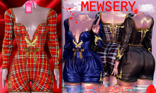 #MEWSERY Tuyi Romper{#27 Plaid.Red}