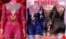 #MEWSERY Tuyi Romper{#15 Leather.Pink}