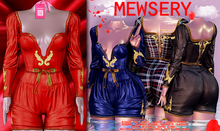 #MEWSERY Tuyi Romper{#13 Leather.Ruby}