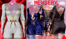 #MEWSERY Tuyi Romper{#12 Leather.Pearl}