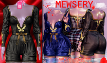 #MEWSERY Tuyi Romper{#11 Leather.Noir}