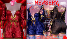 #MEWSERY Tuyi Romper{#4 Silk.Burgundy}