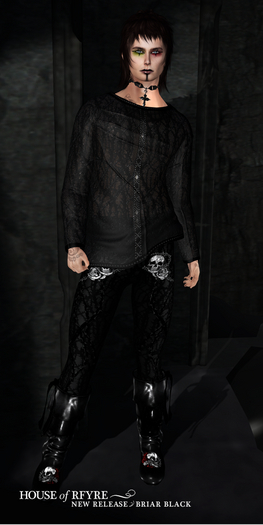 RFYRE BRIAR BLACK MENS [B]