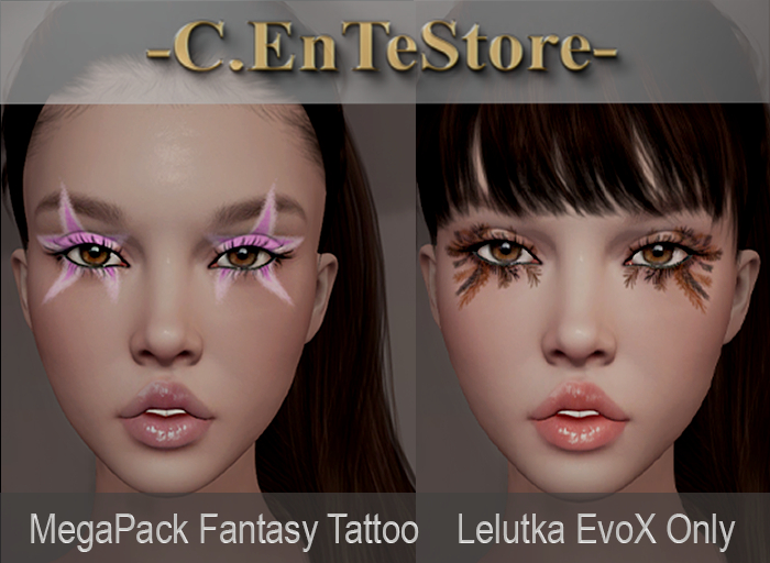 FEBRUARY SALE_C.EnTeStore_Megapack-Fantasy Tattoo BoM-Head LeL EvoX-
