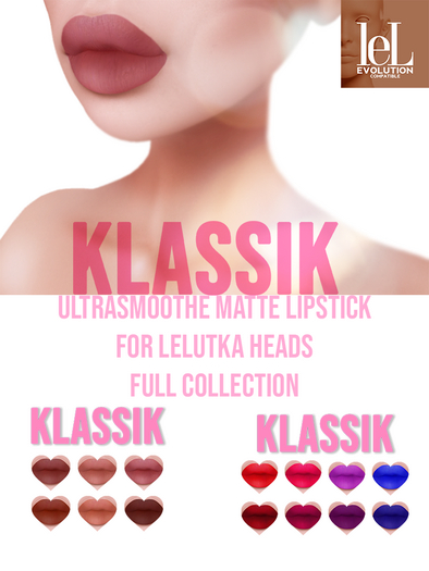 [KLASSIK] UltraSmoothe Matte Lipstick Full Collection