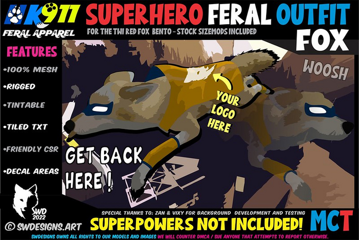 [K911] Super Feral Outfit FOX 