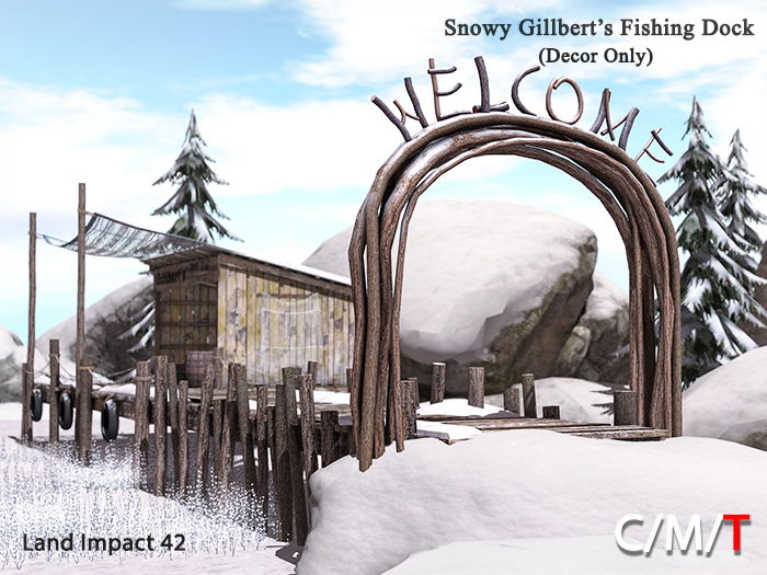 "Killer's" Snowy Gillbert's Fishing Dock (Pg Only)