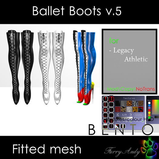 DEMO - Furry Andy - Ballet Boot's v5 - Legacy Athletic
