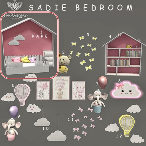 01 Bee designs Sadie bedroom RARE