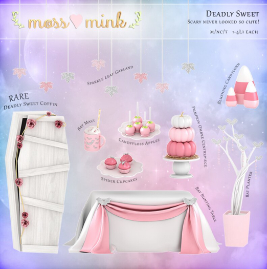 {moss&mink} Deadly cute coffin RARE