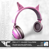 FLECHA Pink Kitty Headset Fullperm