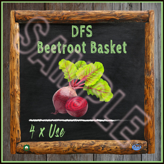 TEXTURE - DFS Beetroot Basket (Full Perm)