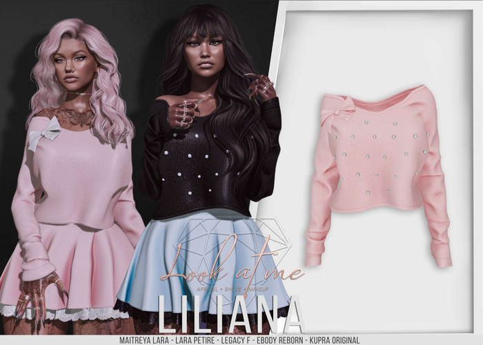 Look At Me. Liliana : Sweater - Pink