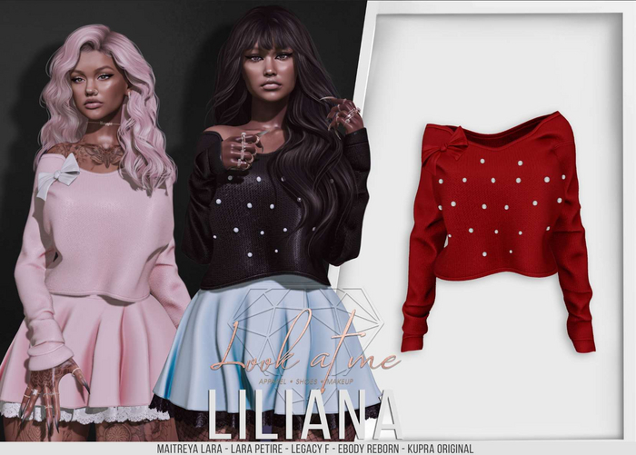 Look At Me. Liliana : Sweater - Red