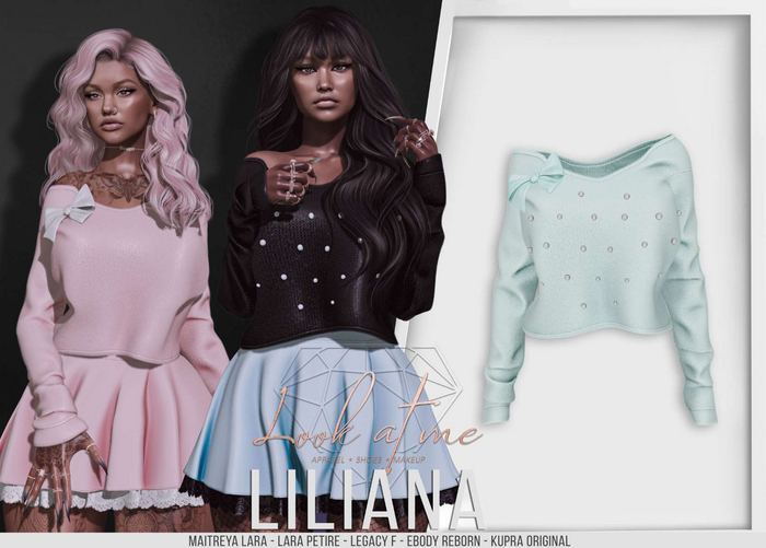 Look At Me. Liliana : Sweater - Mint