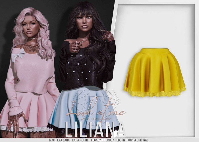 Look At Me. Liliana : Skirt - Yellow