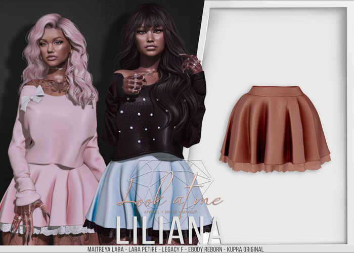 Look At Me. Liliana : Skirt - Peach