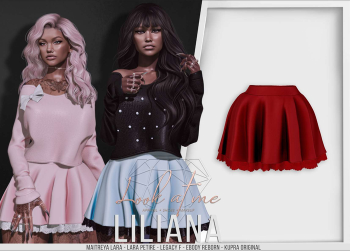 Look At Me. Liliana : Skirt - Red