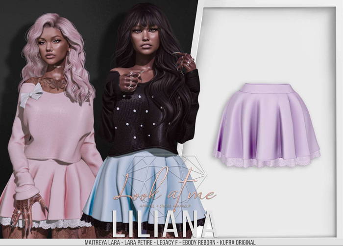 Look At Me. Liliana : Skirt - Purple