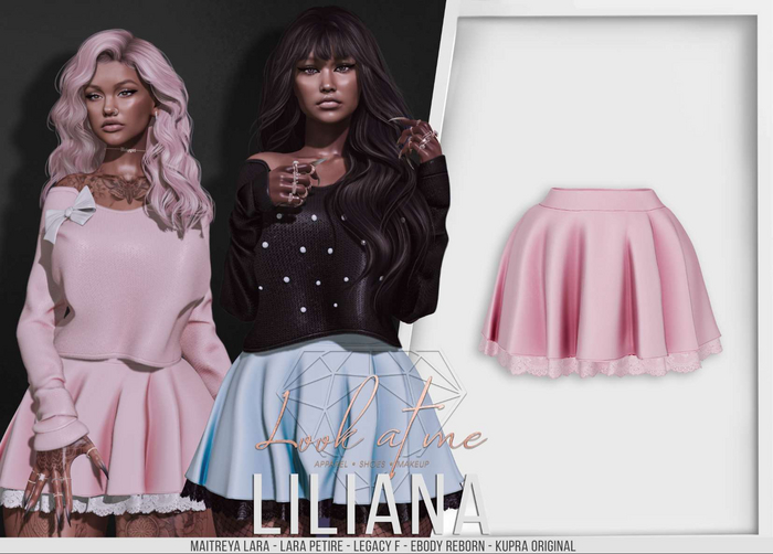 Look At Me. Liliana : Skirt - Babypink