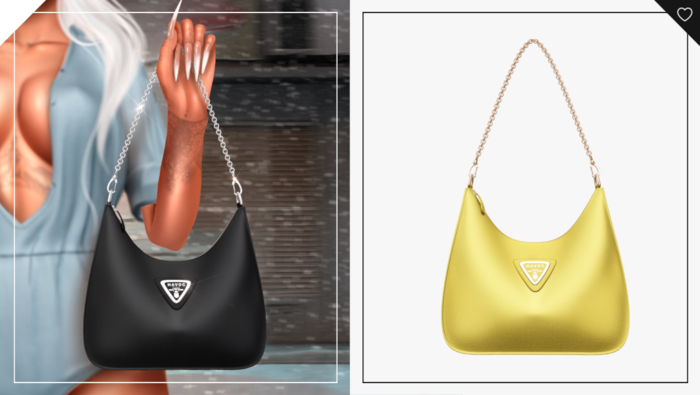 Havoc . Sanza Handbag . Yellow