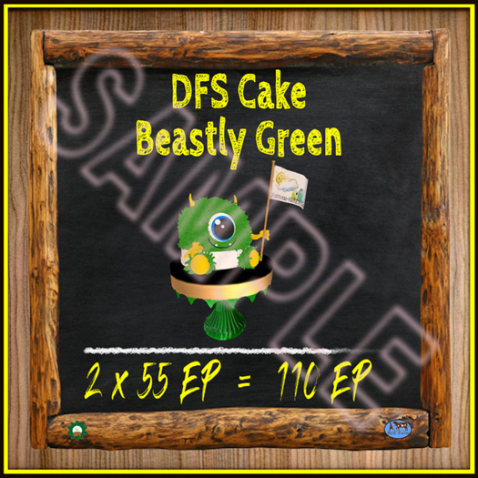 TEXTURE - DFS Cake - Beastly Green (Full Perm)