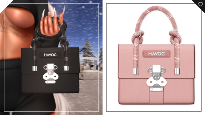 Havoc . Nia Handbag . Rose
