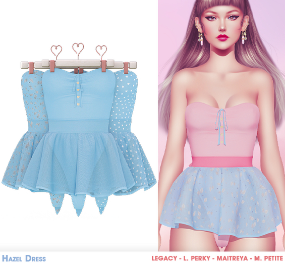 .Safira. Hazel Dress Blue