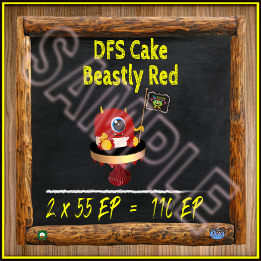 TEXTURE - DFS Cake - Beastly Red (Full Perm)