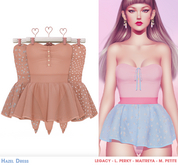 .Safira. Hazel Dress Nude