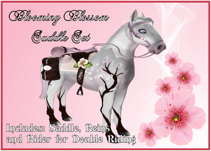 Blooming Blossom Saddle Set (Brown)