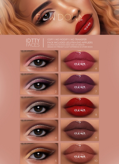 IDTTY FACES - LELUTKA BOW DOWN COLLECTION
