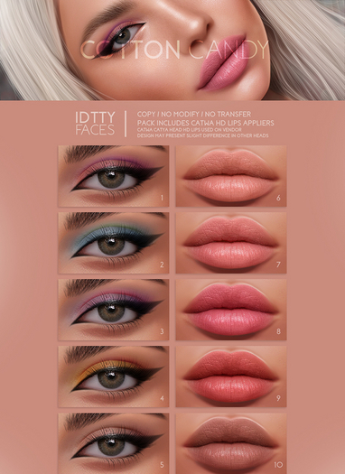 IDTTY FACES - CATWA COTTON CANDY COLLECTION