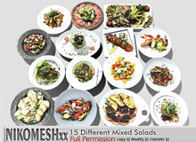 ::NIKOMESH::Full Permission 15 Different Mixed Salads