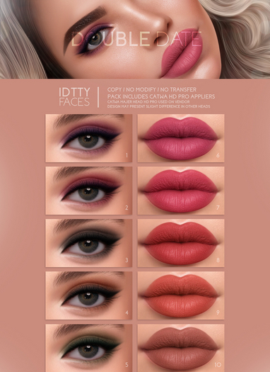 IDTTY FACES - CATWA DOUBLE DATE COLLECTION