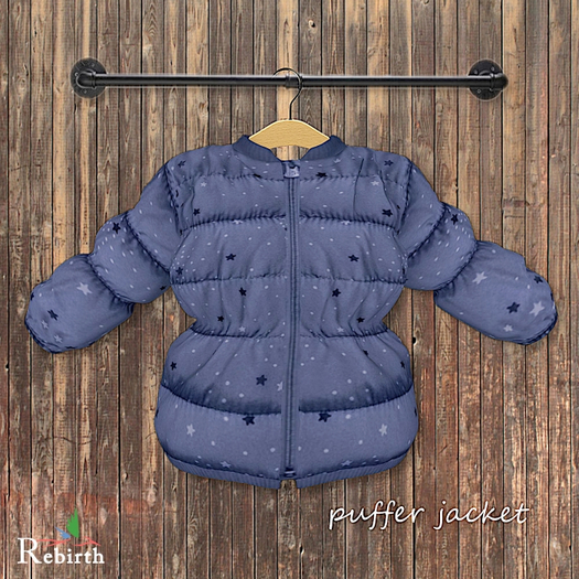 :KOYUKI: Rebirth - Puffer Jacket - Blue