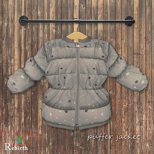 :KOYUKI: Rebirth - Puffer Jacket - Grey
