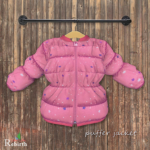 :KOYUKI: Rebirth - Puffer Jacket - Pink