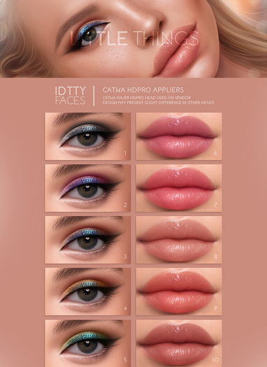 IDTTY FACES - CATWA LITTLE THINGS COLLECTION