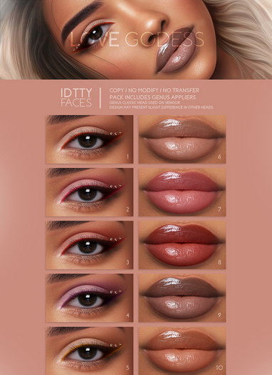 IDTTY FACES - GENUS LOVE GODDESS COLLECTION
