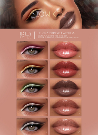 IDTTY FACES - LELUTKA LOW KEY COLLECTION